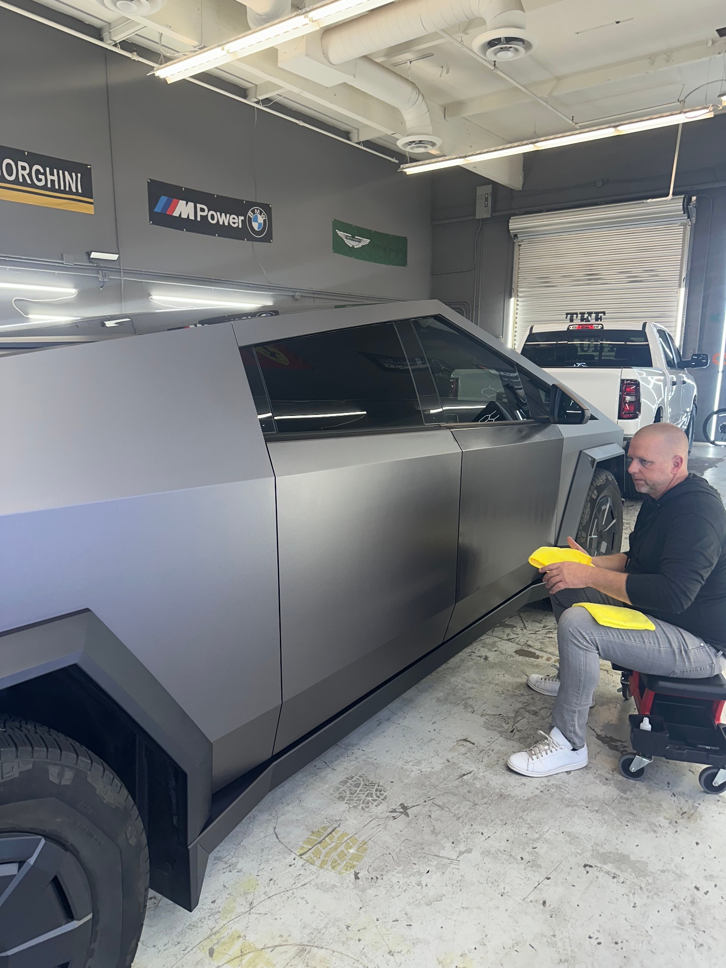 Before Tesla Cybertruck - Ceramic Coating